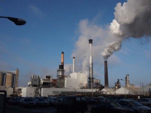 British Sugar factory in Bury St Edmunds