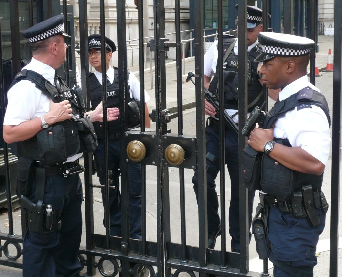 cops downing street
