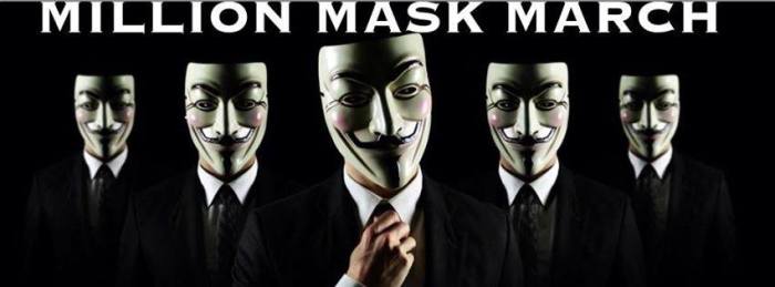 million mask march