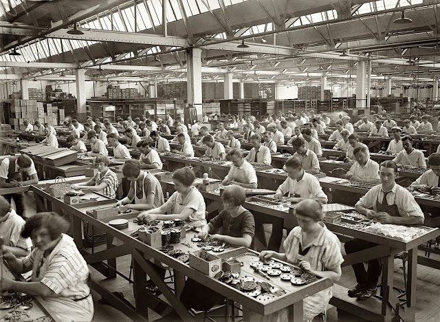 factory workers