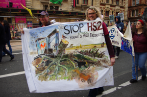 HS2 protest