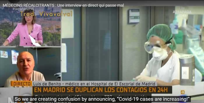 Spanish doctor on TV