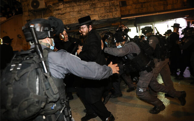 Israel lockdown protest
