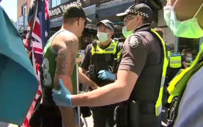 Oakleigh Austr protest