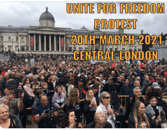 Unite for freedom 20.3.21