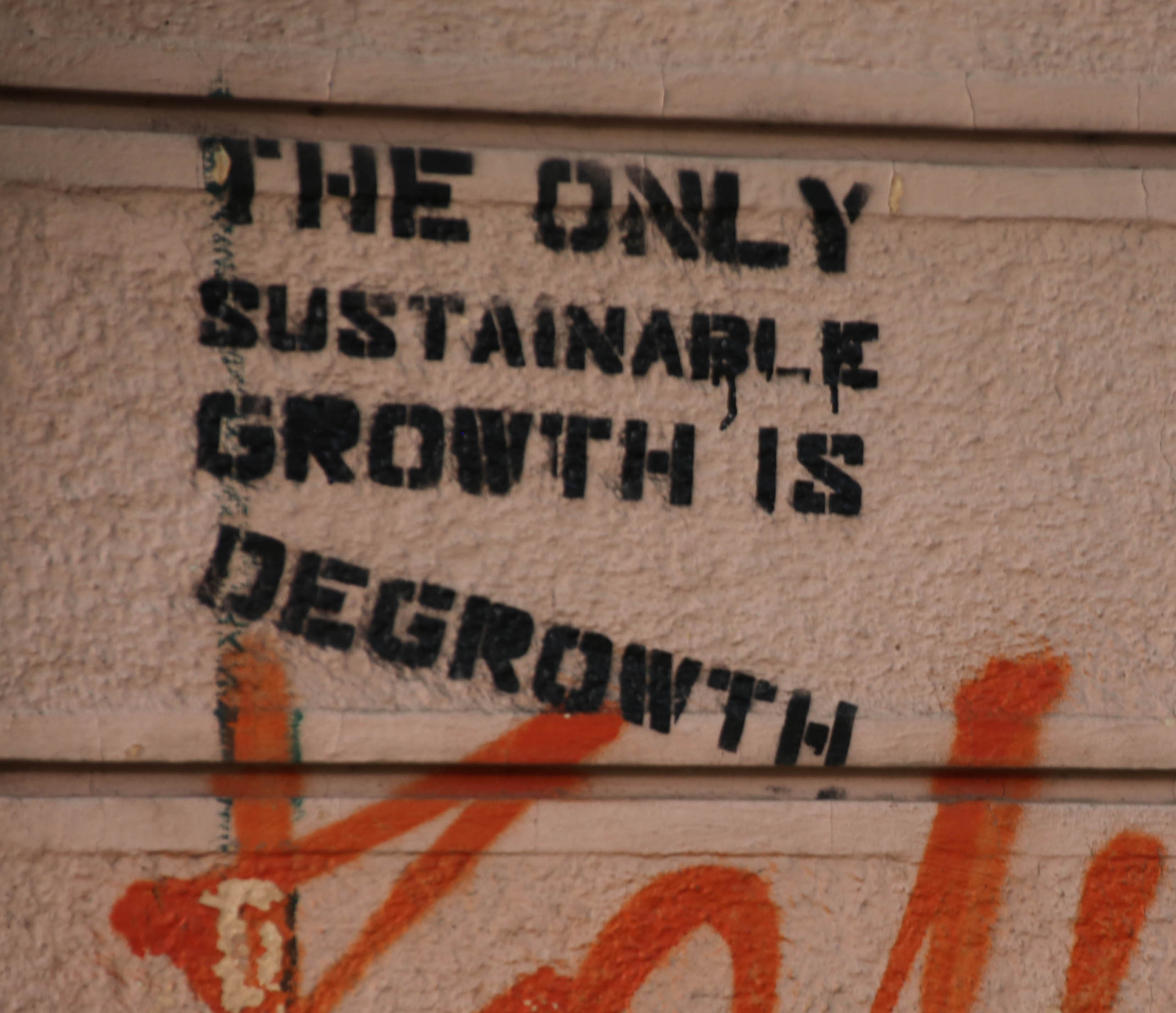 The Only Sustainable Growth is Degrowth